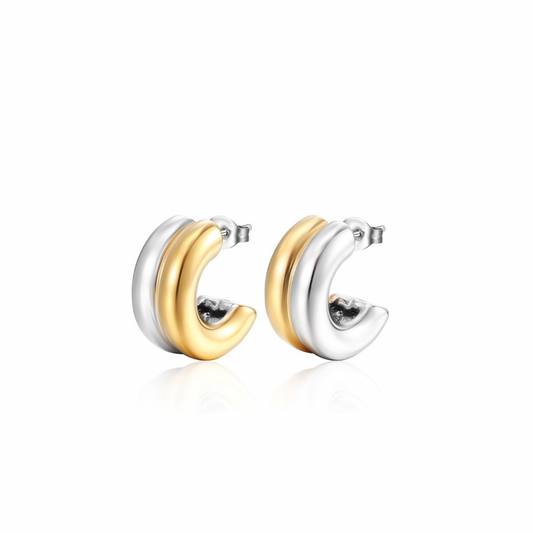 Two Tone Earring