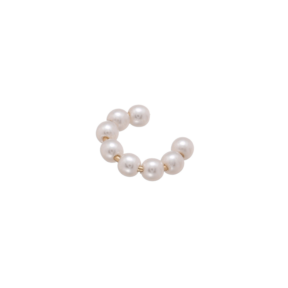 White Pearl Ear Cuff