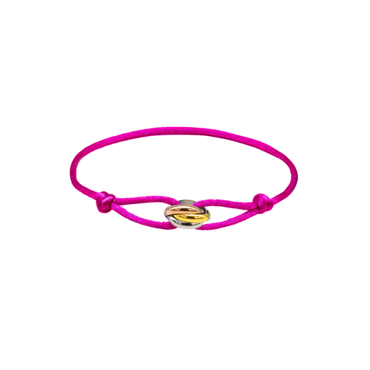 Trinity Magenta Bracelet